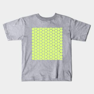 Concentric hexagons - green Kids T-Shirt